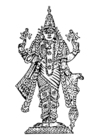 Disegni da colorare Vishnu