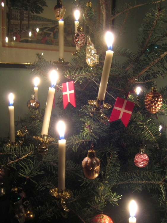 Foto albero di Natale e con candeline
