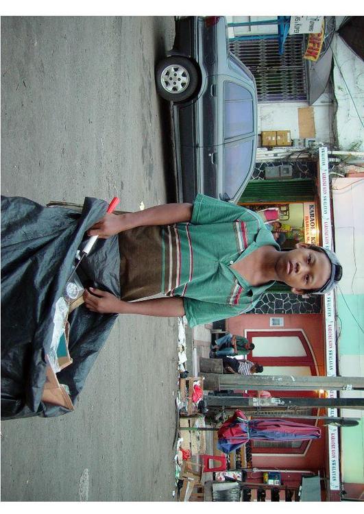 bambino spazzino, Jakarta, Indonesia