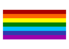 immagine bandiera arcobaleno