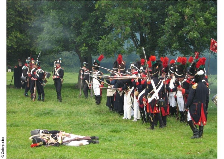 Foto battaglia di Waterloo