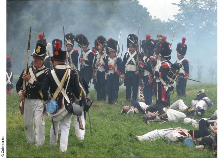 Foto battaglia di Waterloo