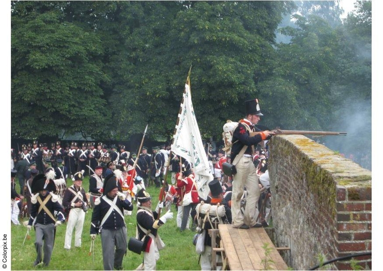 Foto battaglia di Waterloo