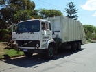 Foto camion della spazzatura