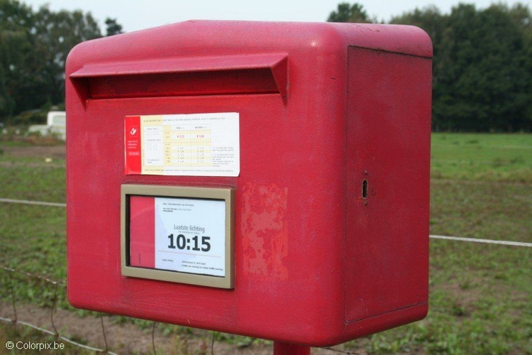 Foto cassetta delle lettere in Belgio