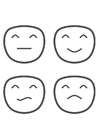 Disegno da colorare emozioni