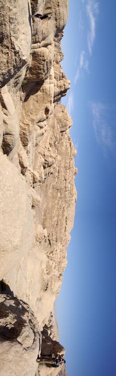 il deserto vicino a Petra in Giordania