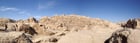 Foto il deserto vicino a Petra in Giordania