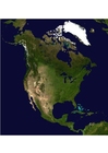 immagine satellite Nord-America