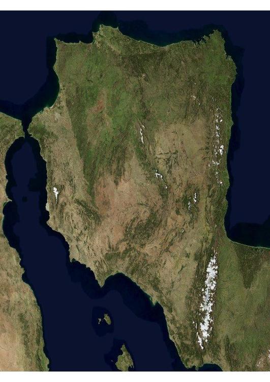 immagini satellitare Spagna