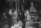 lavoro infantile - fabbrica di vetro 1908