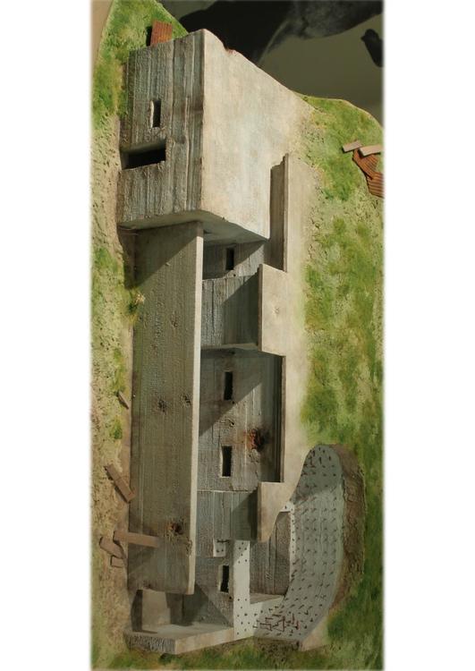 maquette bunker tedesco, 1916