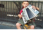 Foto musicista di strada Istanbul