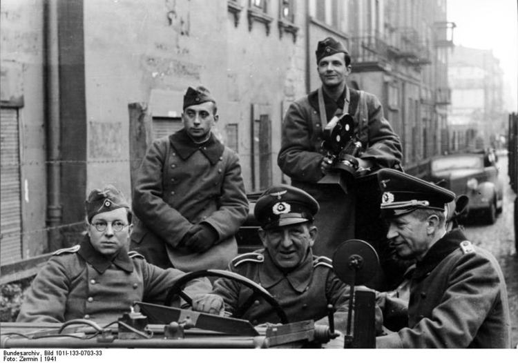 Foto Polonia - ghetto Litzmannstadt - soldati tedeschi