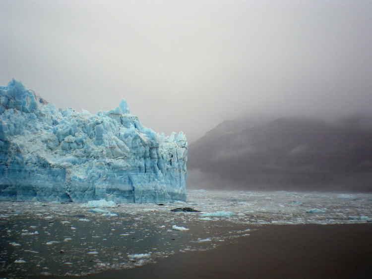 Foto scioglimento dei ghiacciai