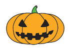 immagine zucca di halloween