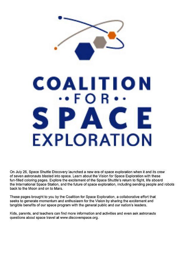 00 - coalizione per lesplorazione spaziale Disegno da colorare 00 - coalizione per lesplorazione spaziale