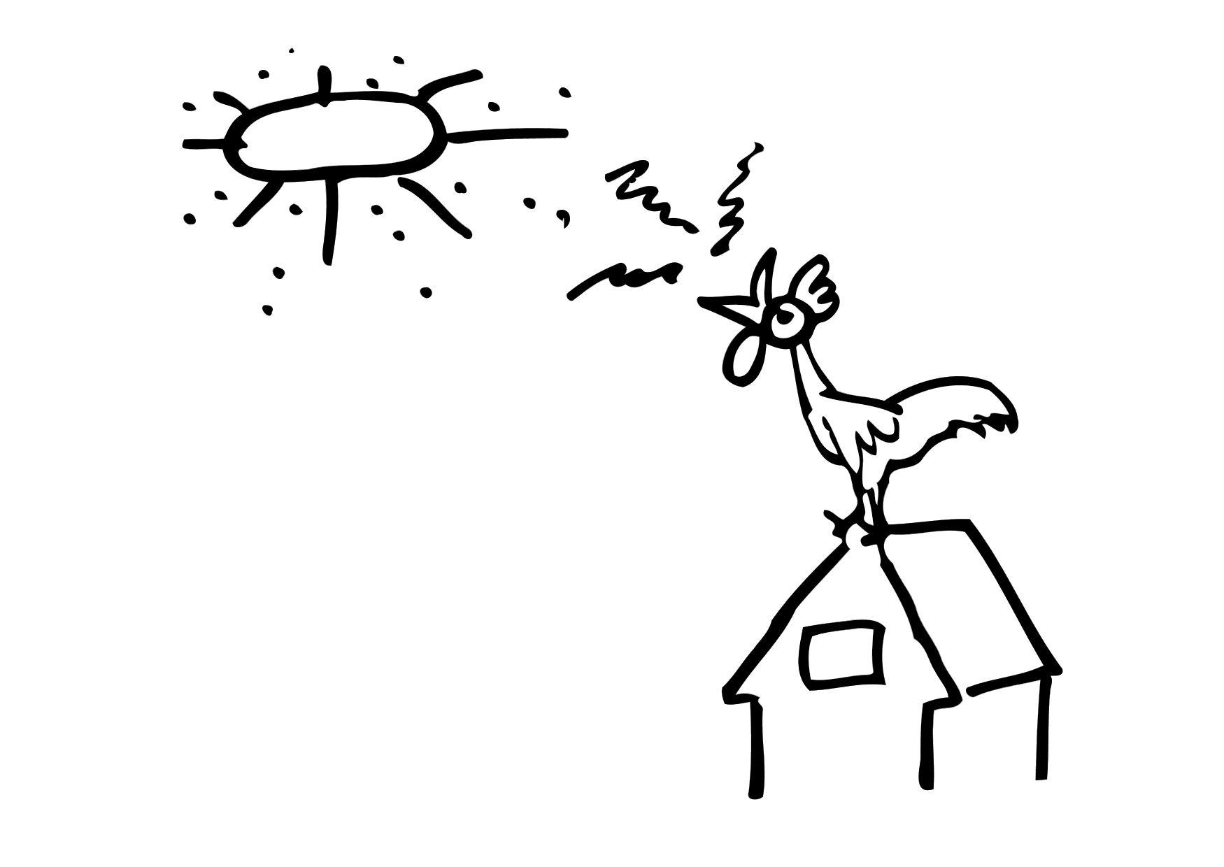 Disegno da colorare 01a. mattino