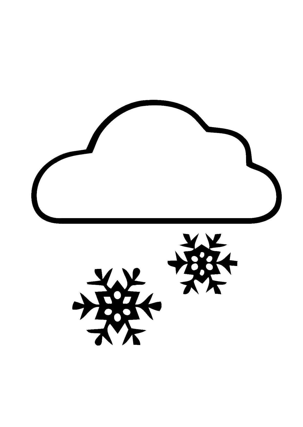 01a. neve Disegno da colorare 01a. neve