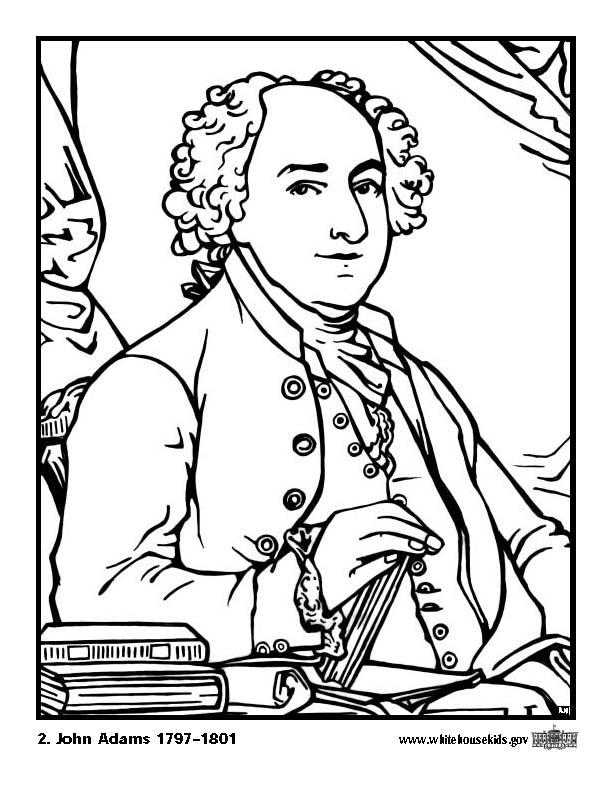 Disegno da colorare 02 john adams