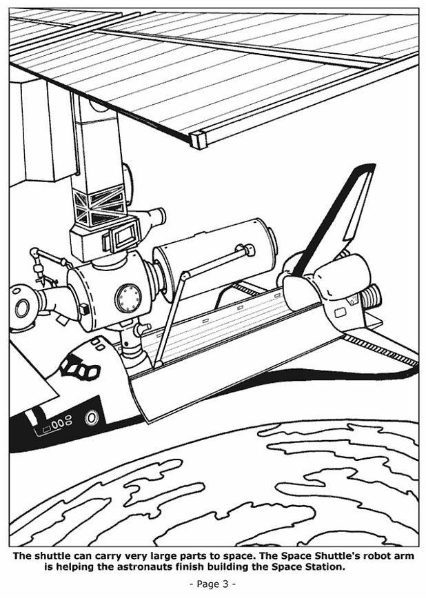 03 - costruire una navicella spaziale Disegno da colorare 03 - costruire una navicella spaziale