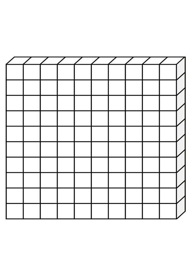 100 cm3 Disegno da colorare 100 cm3