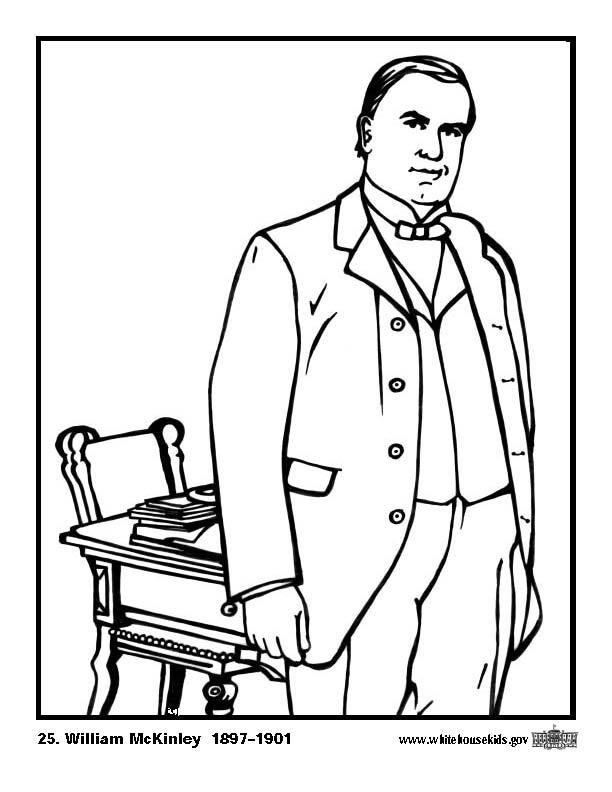 25 william mckinley Disegno da colorare 25 william mckinley