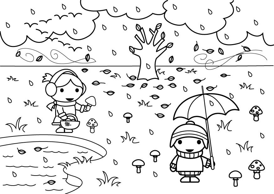 2b autunno Disegno da colorare 2b autunno