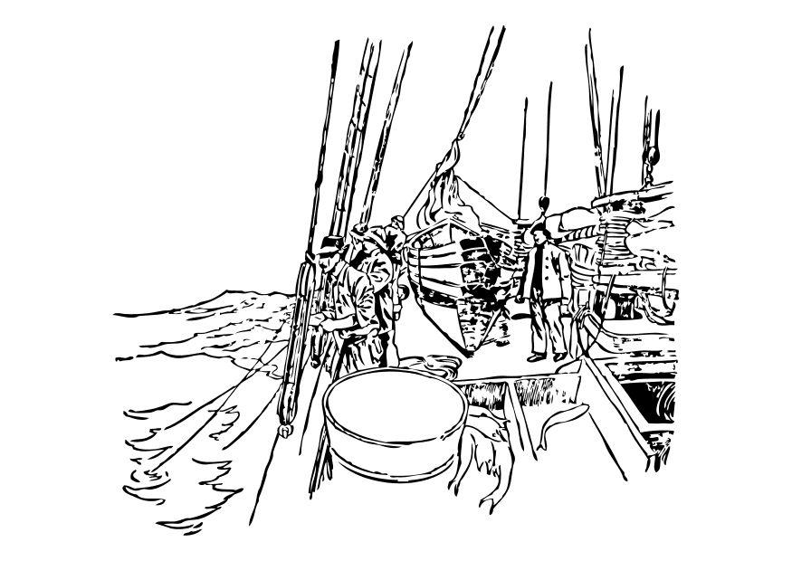 a bordo Disegno da colorare a bordo