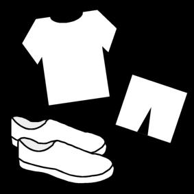 abbigliamento sportivo Disegno da colorare abbigliamento sportivo