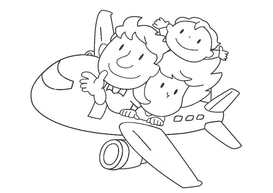 aereo Disegno da colorare aereo