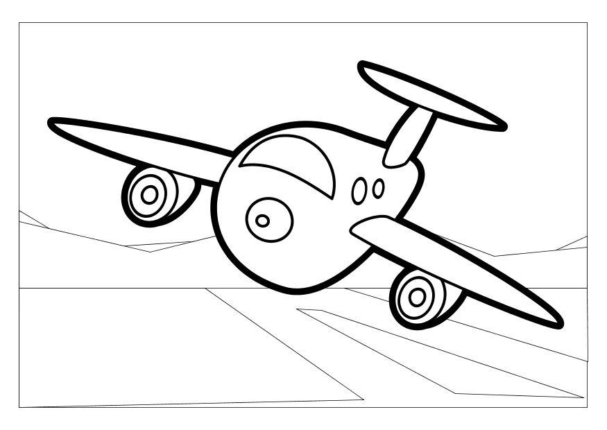 aeroplano Disegno da colorare aeroplano