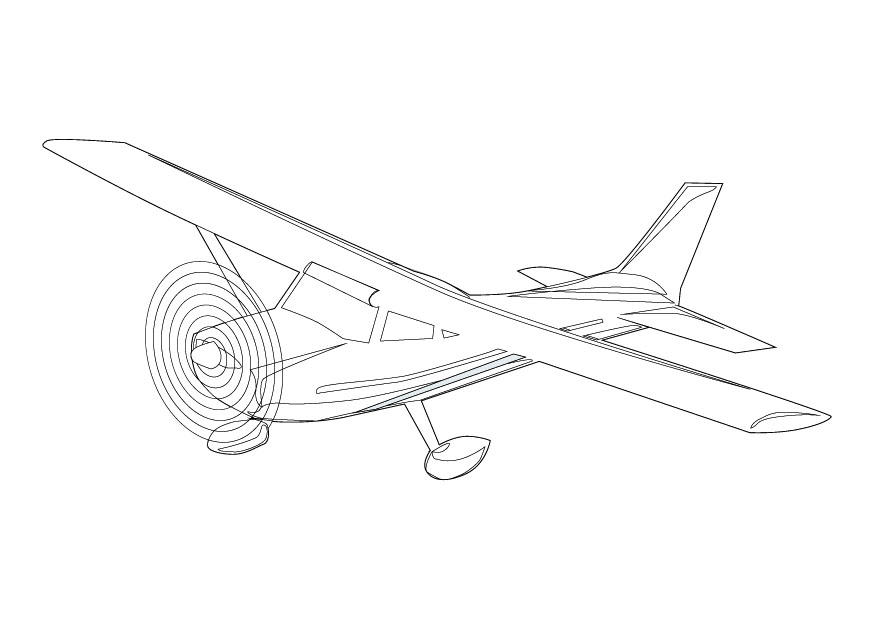 aeroplano Disegno da colorare aeroplano