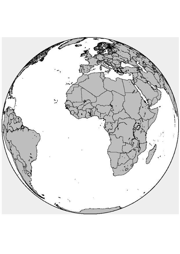 africa - europa Disegno da colorare africa - europa