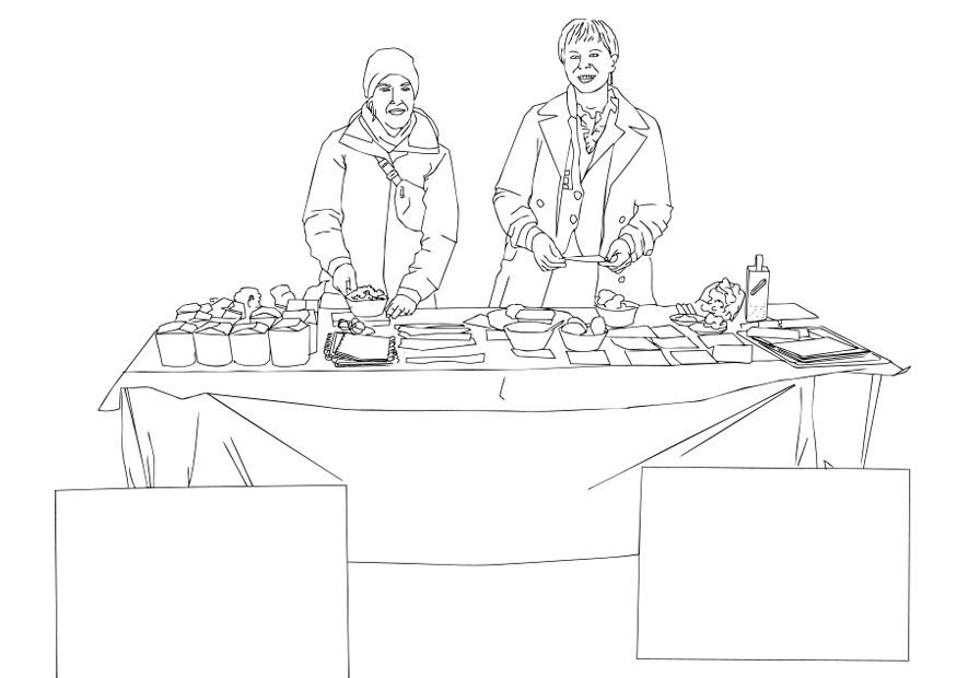 aiuti alimentari Disegno da colorare aiuti alimentari