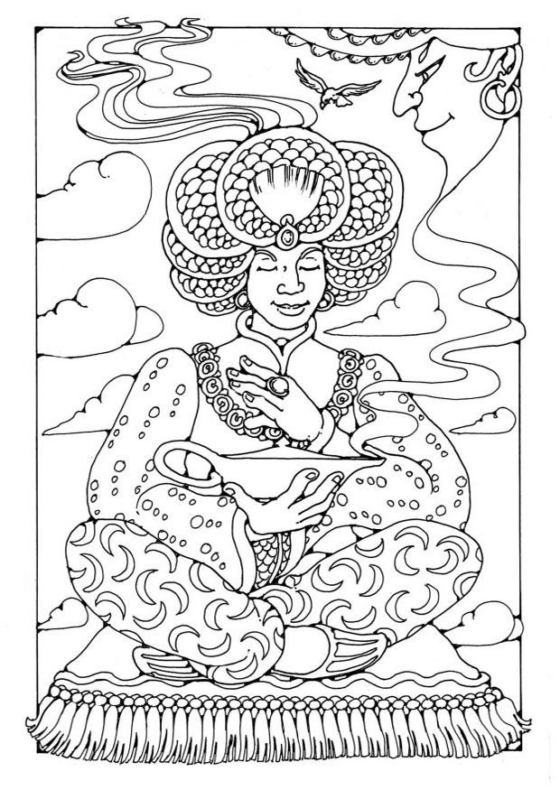 aladino Disegno da colorare aladino