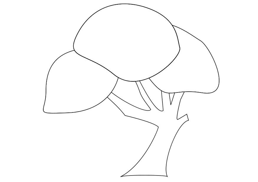 albero Disegno da colorare albero