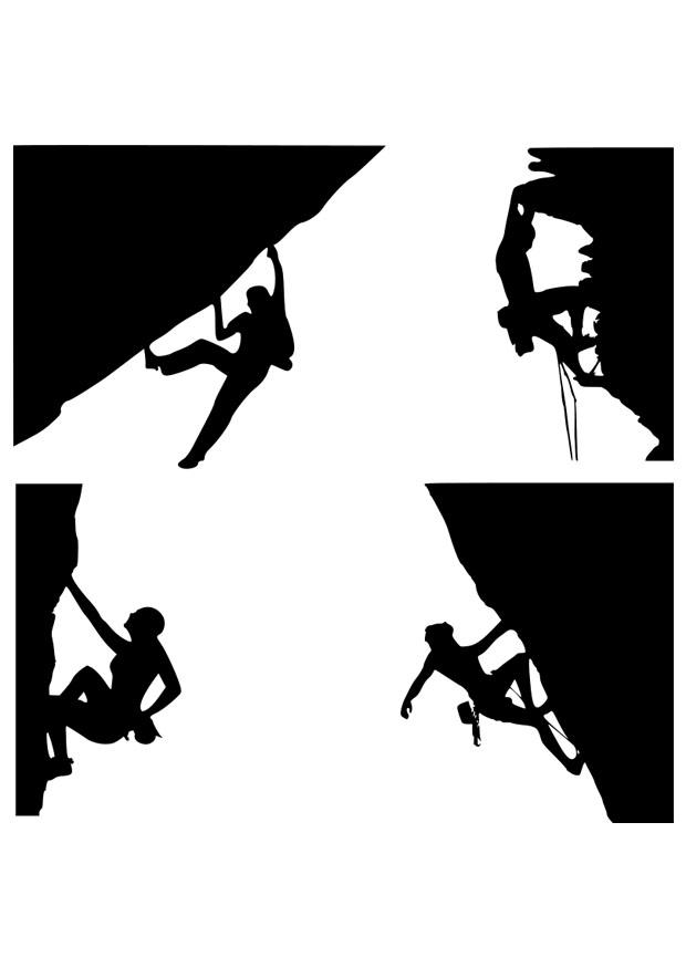 alpinismo Disegno da colorare alpinismo