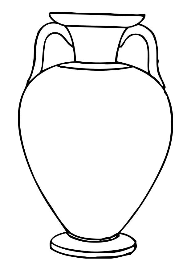 Disegno da colorare amfora