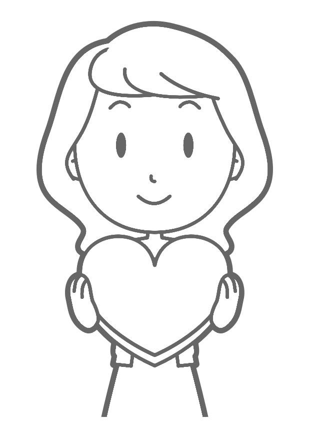 amore Disegno da colorare amore