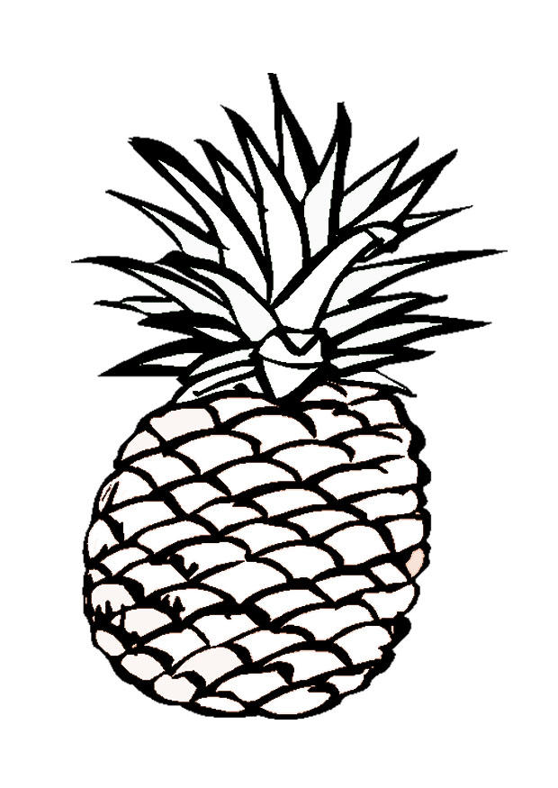 ananas Disegno da colorare ananas