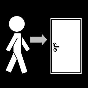 andare alla porta Disegno da colorare andare alla porta