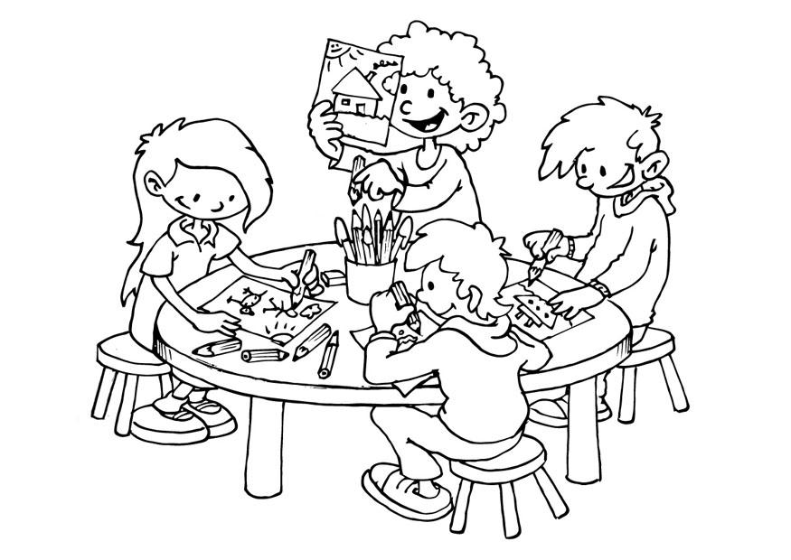 angolo del disegno Disegno da colorare angolo del disegno