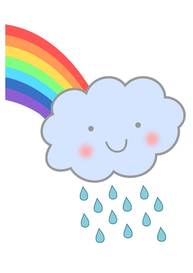 arcobaleno con pioggia immagine arcobaleno con pioggia