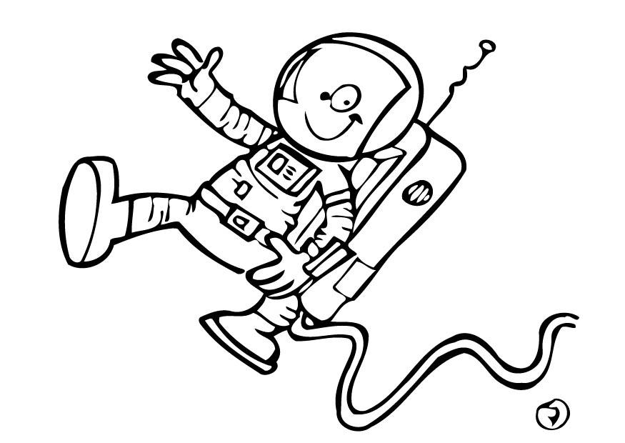 astronauta Disegno da colorare astronauta