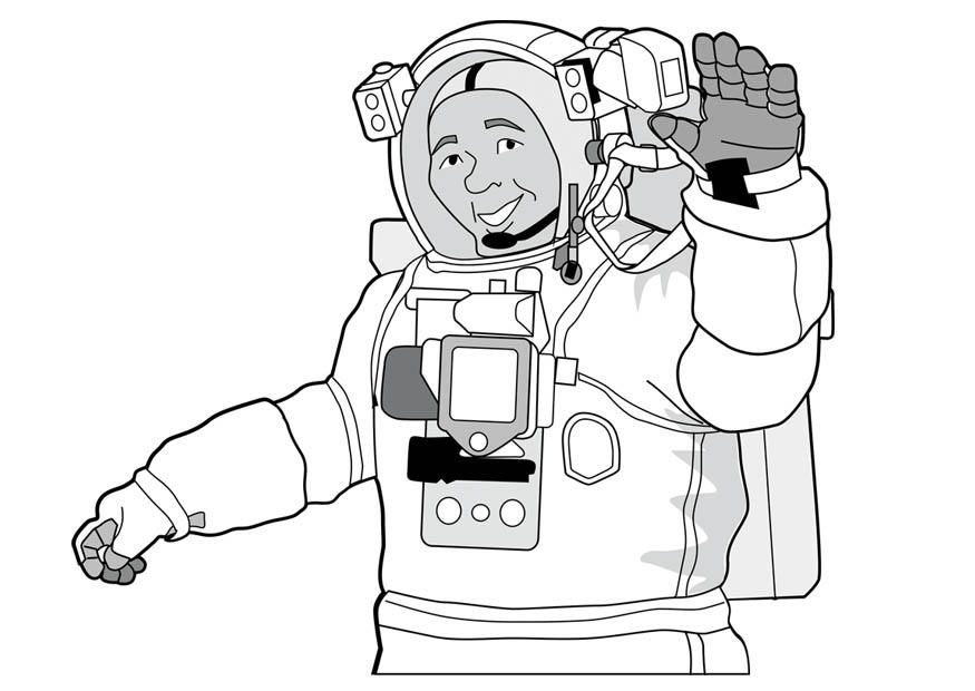 astronauta Disegno da colorare astronauta