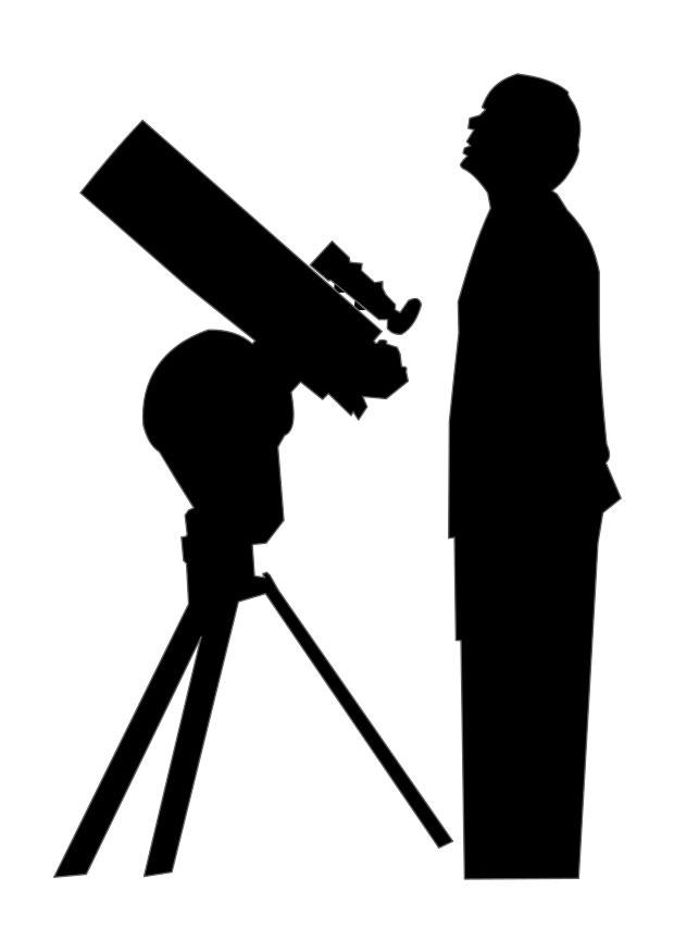 astronomo Disegno da colorare astronomo