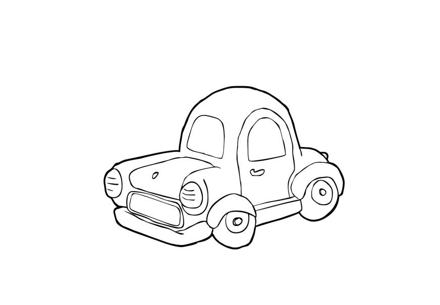 auto Disegno da colorare auto