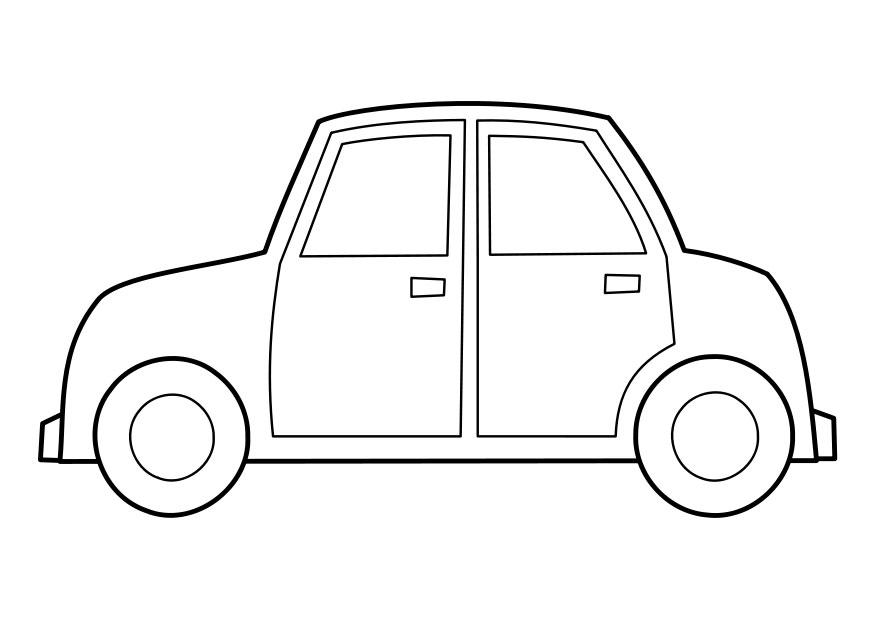 auto Disegno da colorare auto