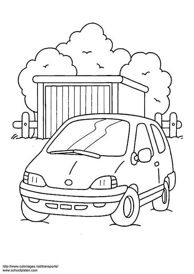 auto Disegno da colorare auto